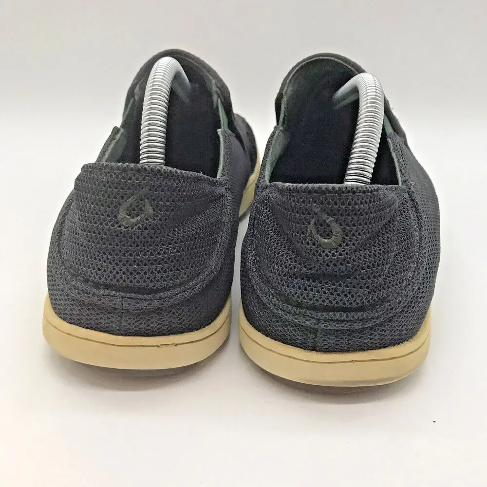 OluKai Nohea Mesh Slip On Loafer Navy Blue Men's size 10 Deck Shoe (10188-DGDG)